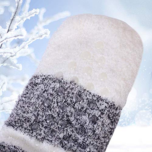 Calcetines cómodos de invierno para descansar en casa con diseño de panda 4