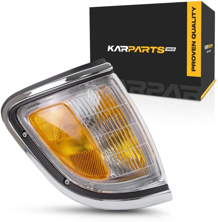 For 1995-1996 Toyota Tacoma Park/Signal/Side Marker Light Passenger Side | 2WD | Chrome | 81610-04020 | TO2521142