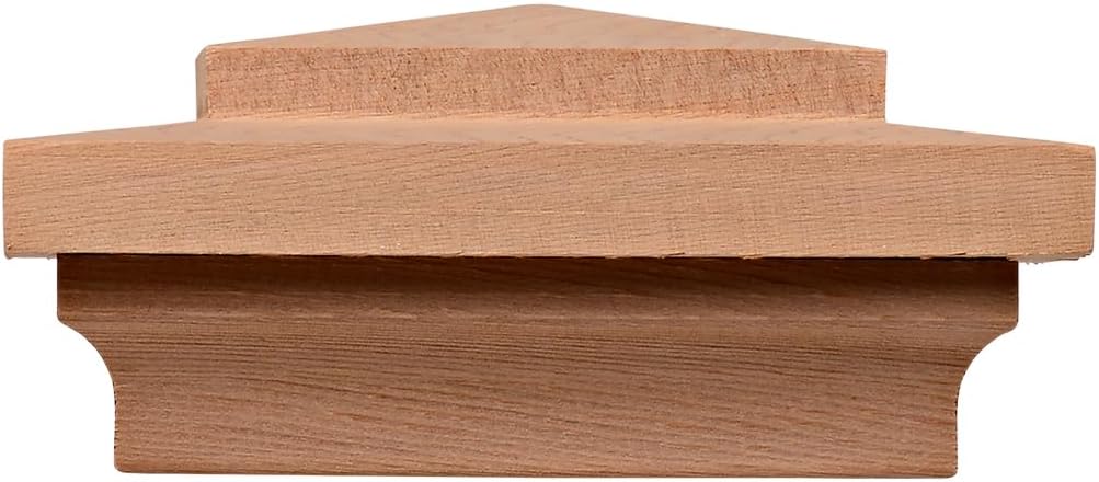 Harbor Cedar Slip Over Post Cap for 4-1/2 in. Post Size