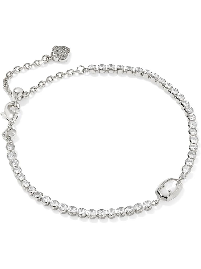 Silver Kendra Scott Emilie Tennis Bracelet