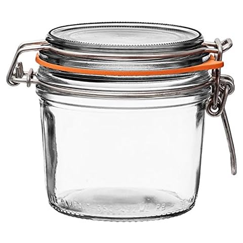 8 Le Parfait Super Terrines - Wide Mouth French Glass Preserving Jars - Zero Waste Packaging (8, 350ml - 12oz) Cover