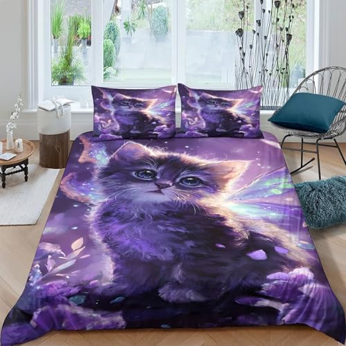 Housse de couette super douce 260x220 imprimé 3D parure de lit grand format - 4