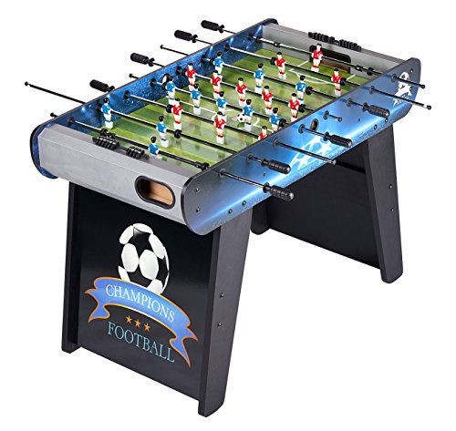 Leomark Tischfußball - Champions Sport - Kicker, Tischkicker für Kinder, Kickertisch mit Zubehör, Kickertische aus Holz. Tischkicker Party und Spielzimmer, Höhe: 82 cm – Bild 4