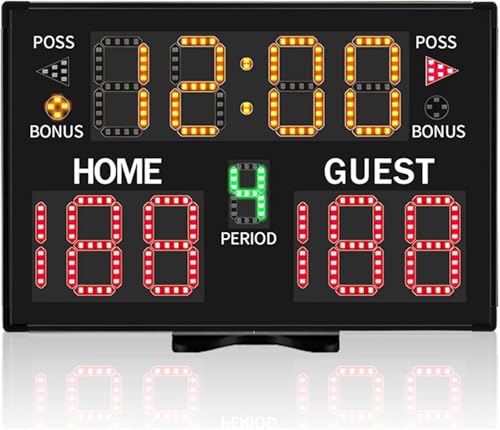 Tableau de bord numérique multisports à 5 modes de notation et affichage LED
