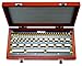 Mitutoyo Steel Rectangular Gage Block Set, ASME Grade 0, 1.01 - 1.49 mm Length (112 Blocks)