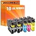 Produktbild Gorilla-Ink 10 Patronen XXL kompatibel für Brother LC-3235XL | geeignet für Brother DCP-J1100DW MFC-J1300DW | Black je 128ml, Color je 52ml