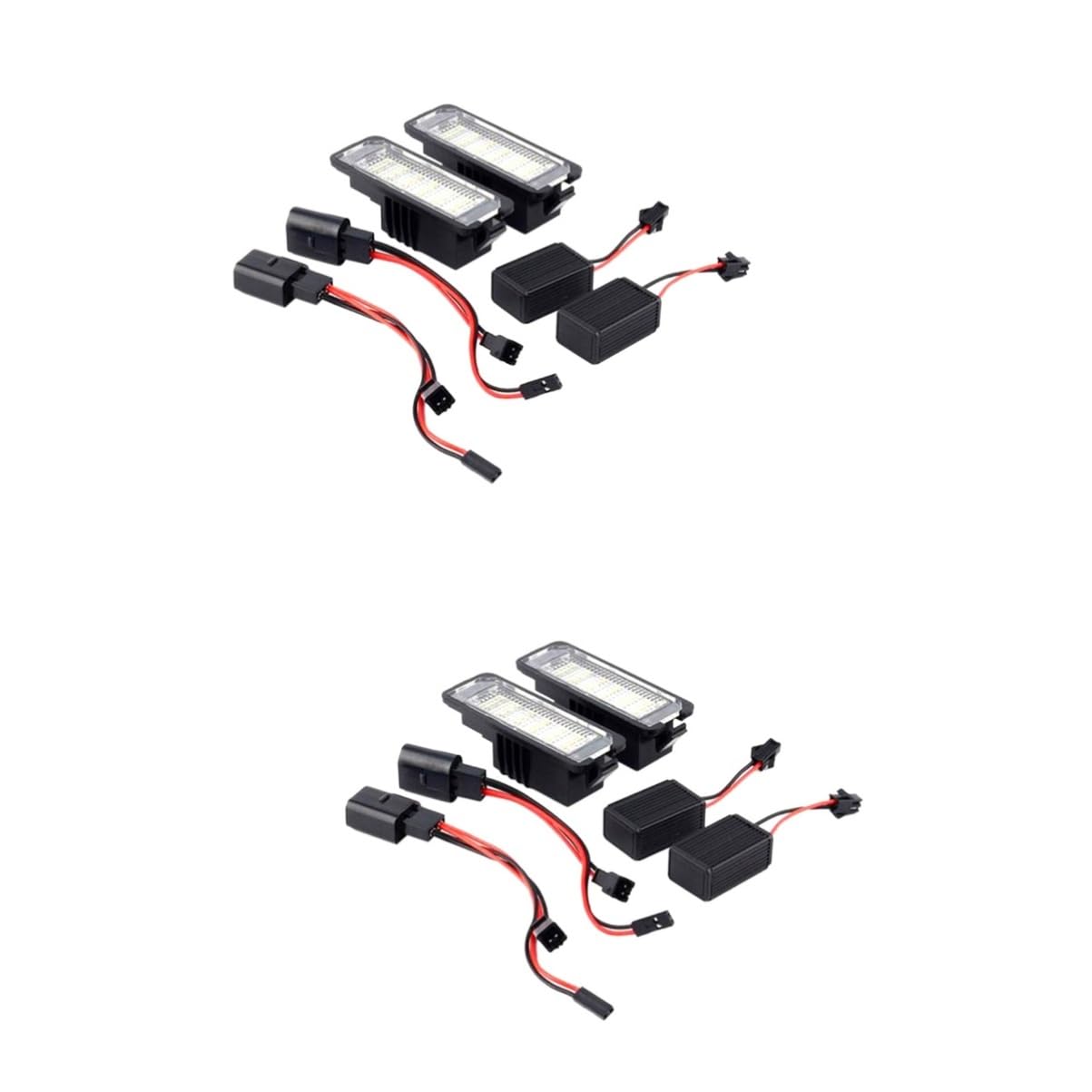 PartyKindom 12pezzi Targa Led Per Auto Di Facile Installazione Luce Omogenea e Brillante Compatibile Con Golf e Risparmio Energetico e Basso Consumo