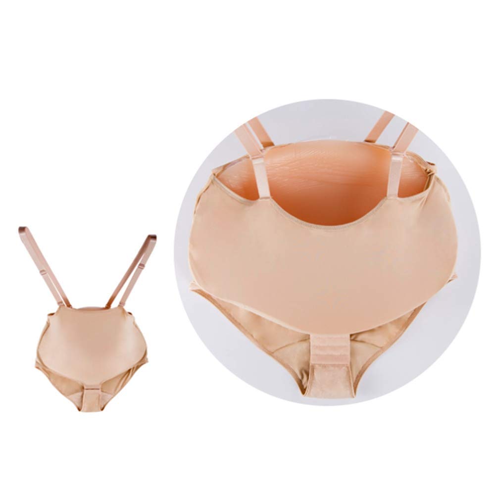 SHT Silicone Pancia Finta Pancia Finta Attore Attore Mostra Puntini Pancia Incinta in Silicone Donna Incinta,XXL