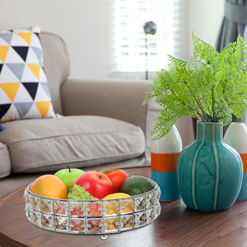 Plateau de rangement en miroir pour organiser vos objets avec élégance