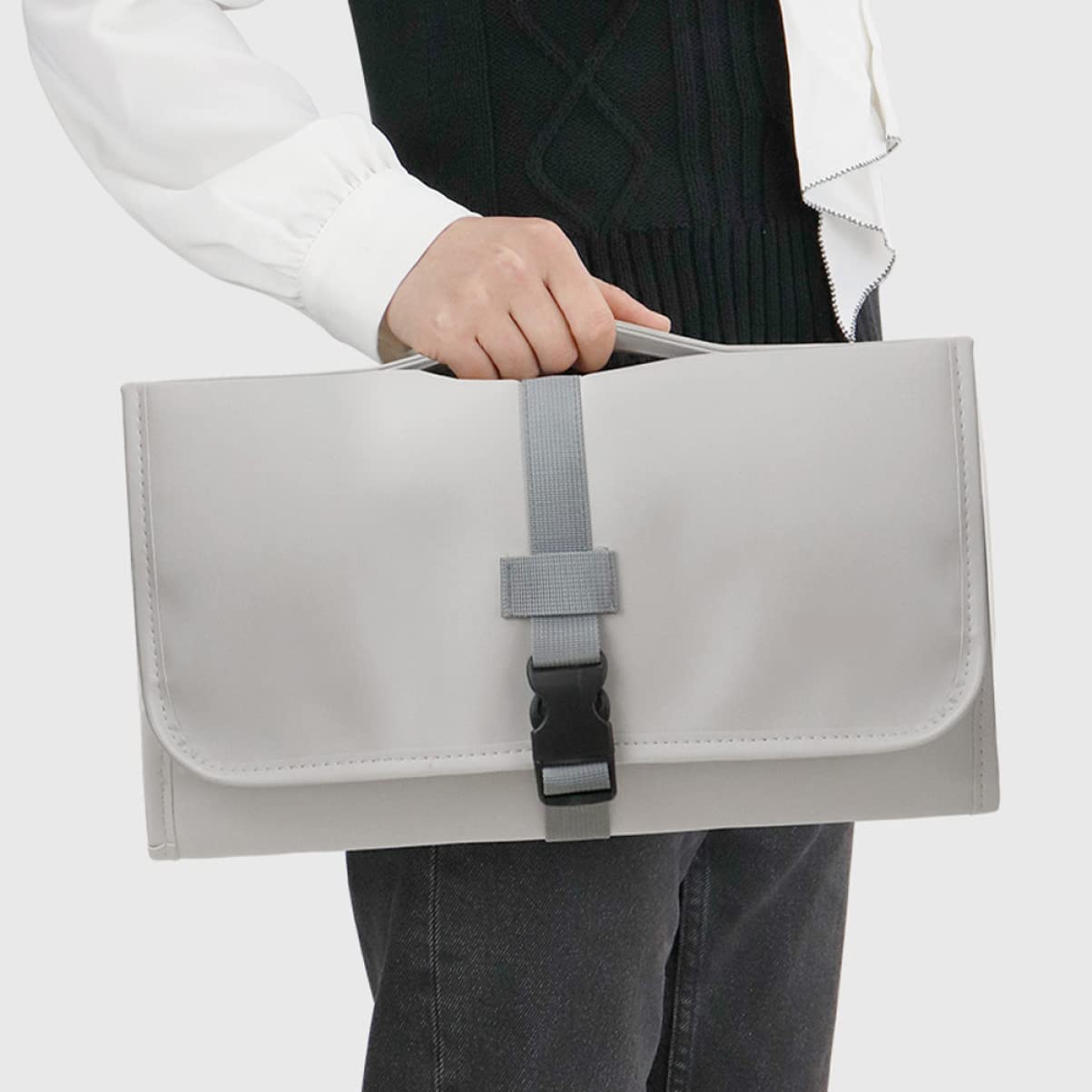 Borsa Portaoggetti Per Ferro Arricciacapelli Custodia Organizer Per Strumenti Per Styling Dei Capelli Borsa Da Viaggio Per Proteggere Asciugacapelli e Arricciacapelli