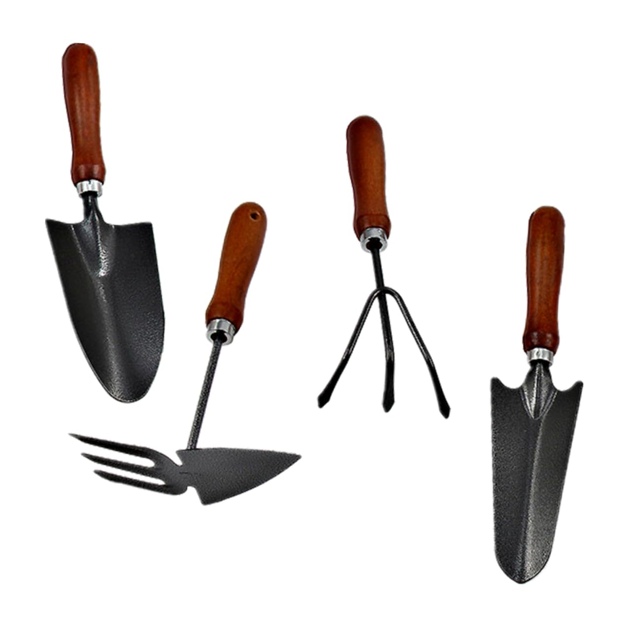 Abaodam 1set Mini Paint Spatula Gardening Weeding Tool Steel Spade Small Planting Edging Shovel Cultivator Garden Trowel Hand Shovels for Digging 4pcs