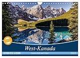 West-Kanada (Wandkalender 2023 DIN A4 quer) Monatskalender