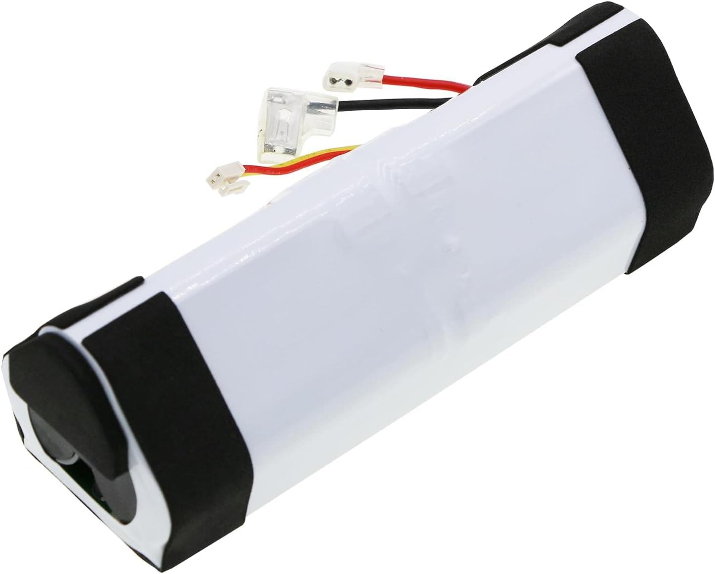 The Henhaoro CL1879-6S1P-01 CL1819 battery with its product label, displaying model number, part number, voltage, capacity, and safety warnings.