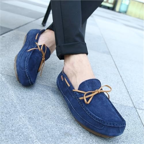 Men Loafers Shoes Breathable Suede Vamp Slip On Comfortable Driving Style for Casual Events Business Outdoors Wedding4
