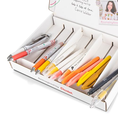 Kit de escritura y diario Pentel Carrie Walker Gratitude 14 piezas miniatura 3