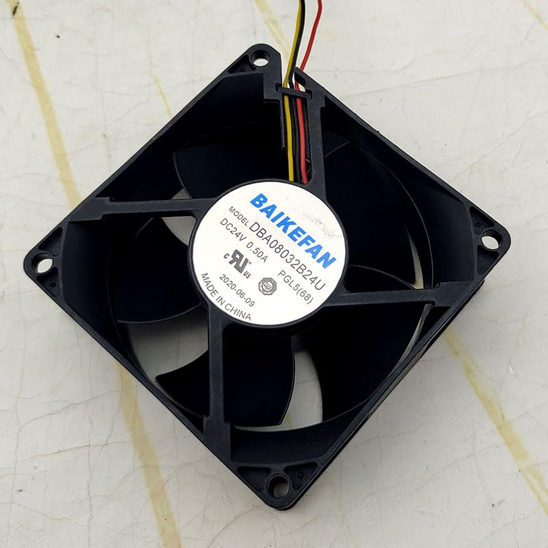 DB08032B24U 8038 24V 0.50A 8cm 3line 3P Double Ball CaseFan