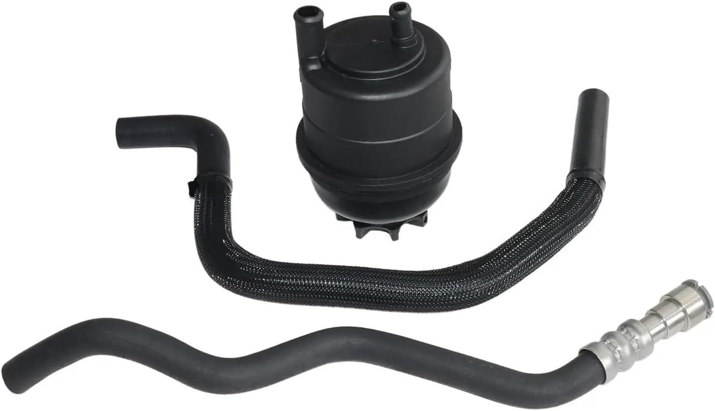 Power Steering Reservoir & Hose Kit Compatible For BMW E46 M52 M54 325i 325Ci 328i 330Ci