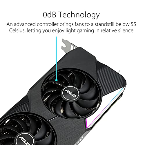ASUS DUAL-RTX3060TI-O8G-V2 RTX3060TI HDMI X 2 DP X 3 8G D6, 90YV0G1J-M0NA00 - Image 4