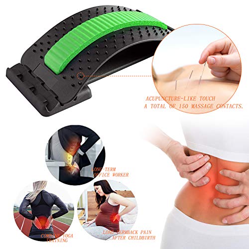 Gxhong Rugstretcher Rugstretcher Back Stretcher, rugtrainer voor onder en boven lendenwervelkolom… - Image 7