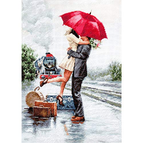 Lucas Cross Stitch Set, Cotton, Multicoloured, 31 x 19 cm