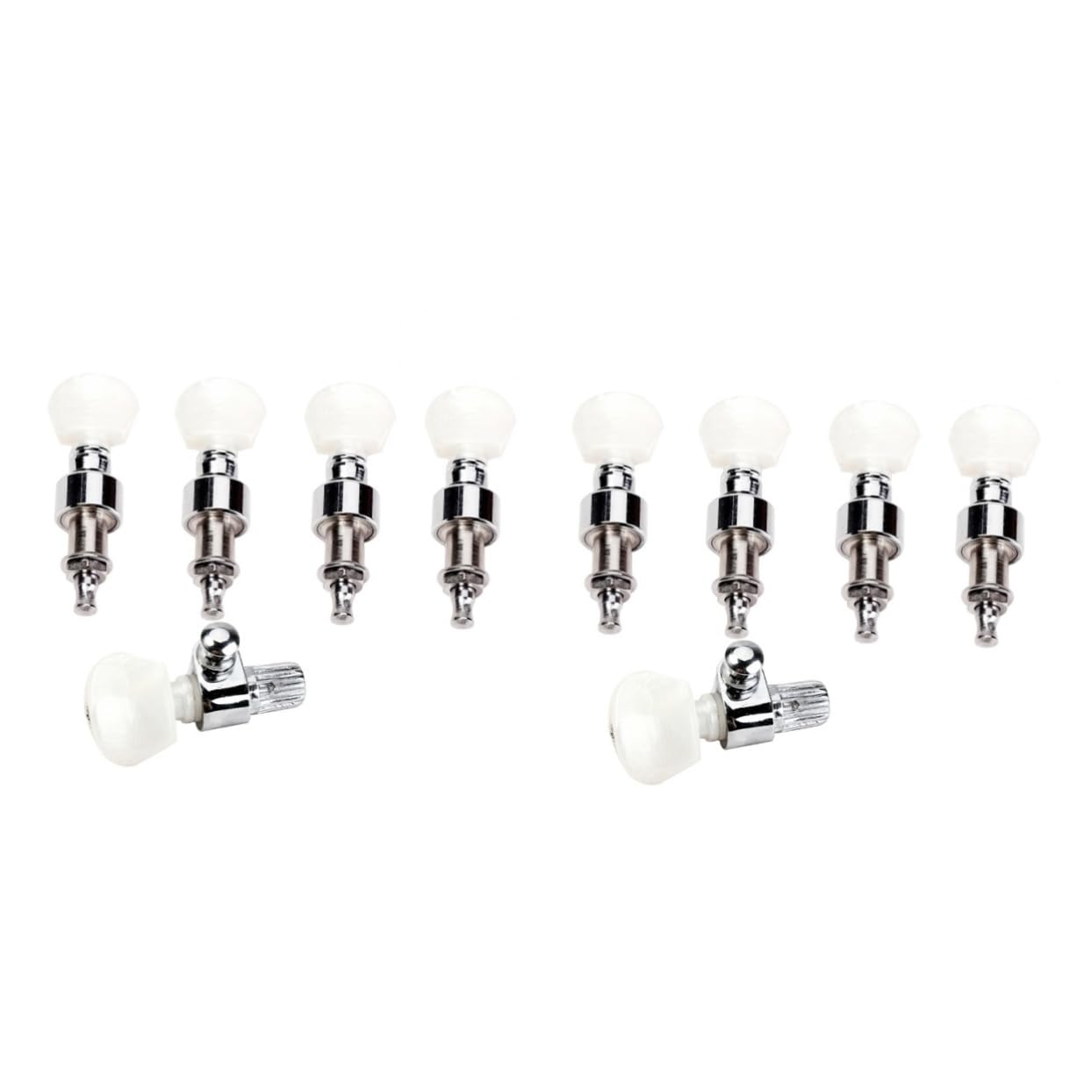 ibasenice 10 Piezas Teclas De Afinación De Banjo Clavijas De Afinación De Banjo Clavijero De Banjo Guitarra Eléctrica Juego De 5 Piezas
