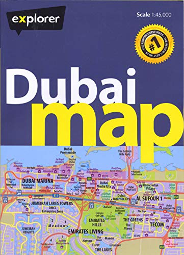 Dubai Map 1 : 45 000 (City Map) [Idioma Inglés]: Dxb_map_4