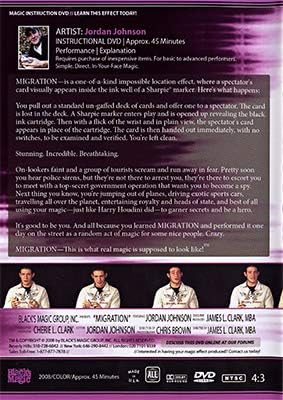 Blacks Magic Migration by Jordan Johnson - DVD