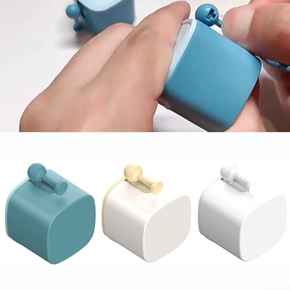 Robot de dedo recargable USB con modo de interruptor de clic eficiente para controlar múltiples dispositivos electrónicos domésticos (azul)