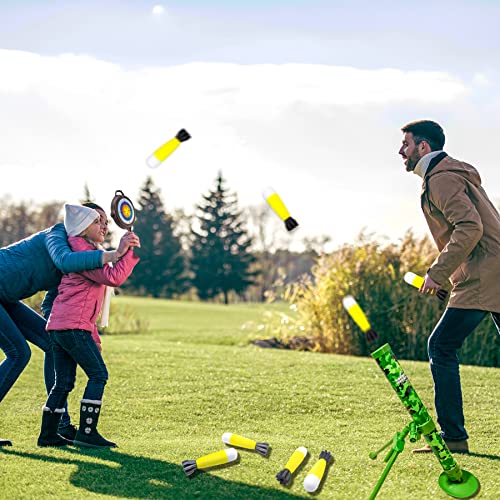 Sarpan Mortar Launcher Toy Set Gift For Kids Ages 6-12, Rockets Shooting Military Blaster Foam Play Game Kits With 5 Safe Foam Shells For Boys Girls #TOP1