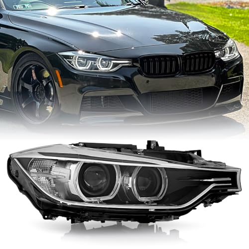 KEEKPO - Compatible with 2012 2013 2014 2015 BMW F30 F35 328i HID/Xenon-AFS Projector Headlight Headlamp Passenger Side
