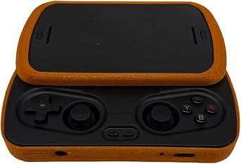 Protective Case For ANBERNIC rg slide, TPU All-Round Protection Cover, Shock-Absorption, Non-Slip and Anti-Scratch Design, 3D Printed transparent orange