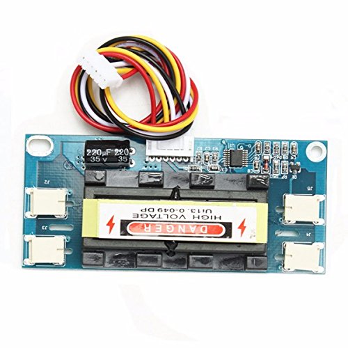 ILS - Retroilluminazione a 4 Luci Universale Modulo Invertitore CCFL LCD per Laptop Computer Portatile 10-30V per Schermo da 15-26 Pollici