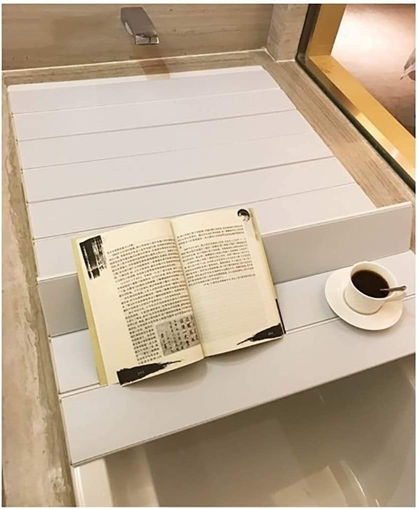 Bath Cover Bathtub Cover Anti-dust Dust Board Bathtub Insulation Cover PVC Foldable Bathtub Cover Bathtub Tray (Size : 95800.65cm) (95 * 75 * 0.65cm)