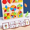 Rompecabezas De Colores Para La Primera Infancia,Puzzle Clasificación Formas De Madera | Juegos Geométricos para Aprendizaje y Desarrollo | Niños #5