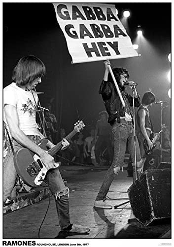 Ramones London 1977 poster pour habiller un mur vide deco rock salon chambre 59x84cm