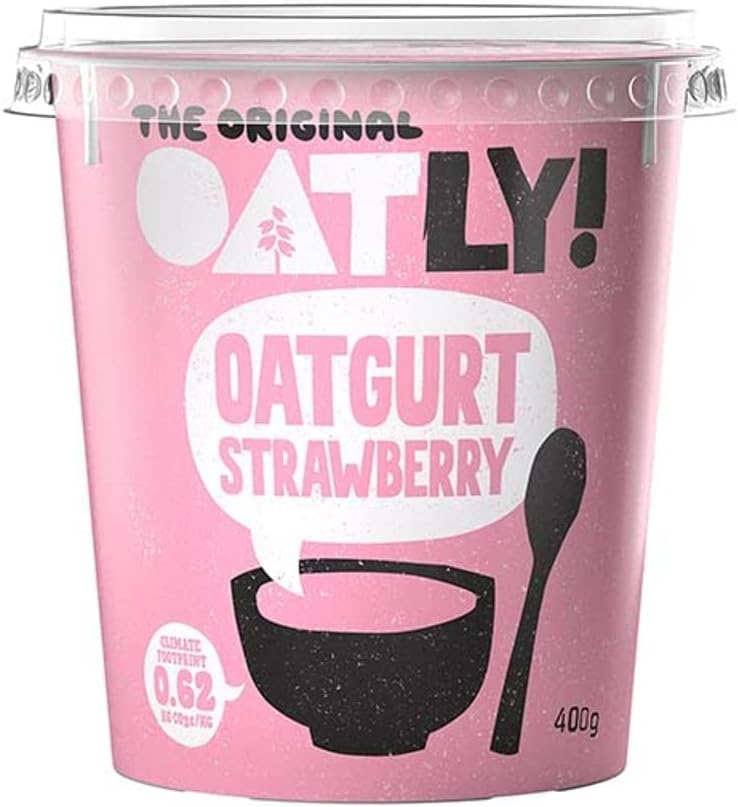 Oatly Oatgurt Strawberry, 400g