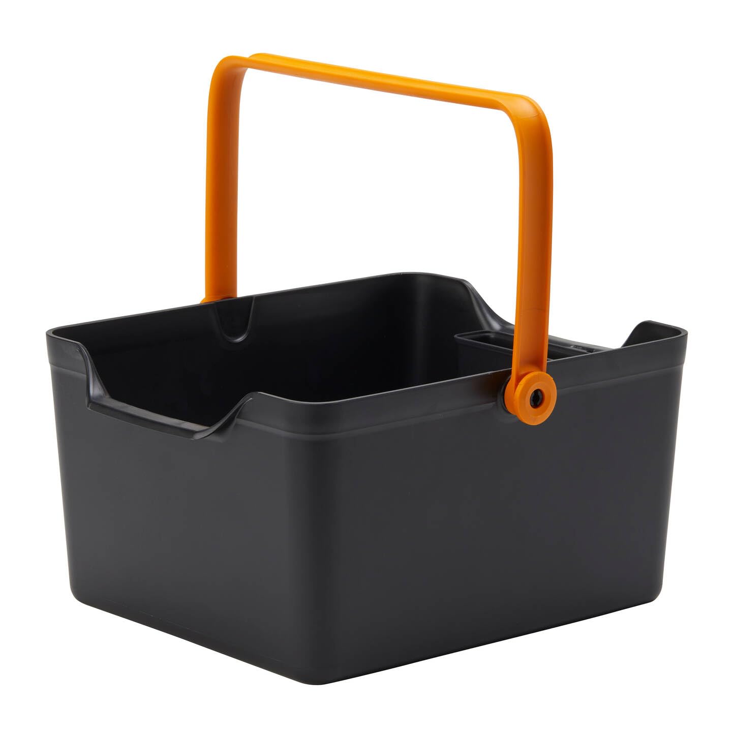Fiskars Boîte de Rangement pour Outils de Plantation et Accessoires de Jardin, 35,3 x 27,2 x 17,4 cm (LxPxH), Résine Synthétique, Noir/Orange, 1071305