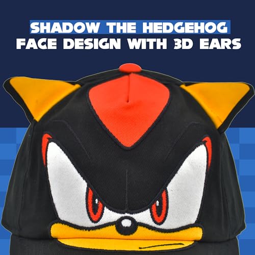 Concept One Sonic The Hedgehog Cap, Kids Adjustable Baseball Hat3