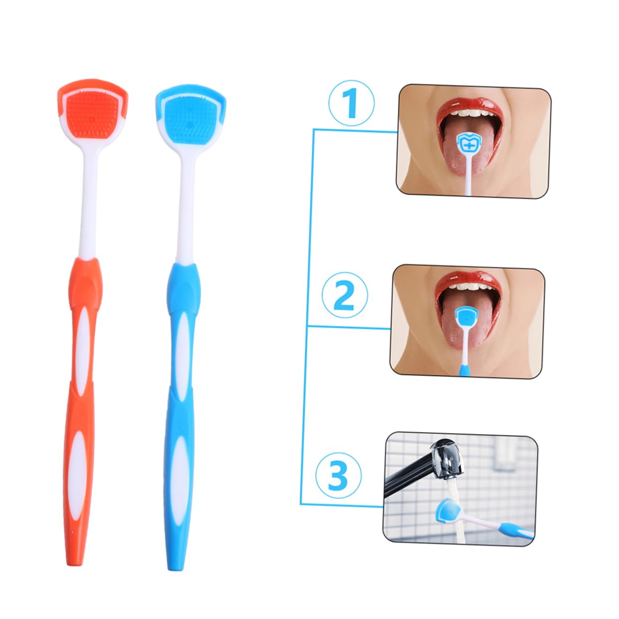 minkissy 12 Pezzi Spazzola Per La Pulizia Della Lingua Spatola In Silicone Raschietti Per La Lingua Pulitore Per La Lingua Raschietto Per Lingua In Metallo Spatola In Silicone Pulitore Per