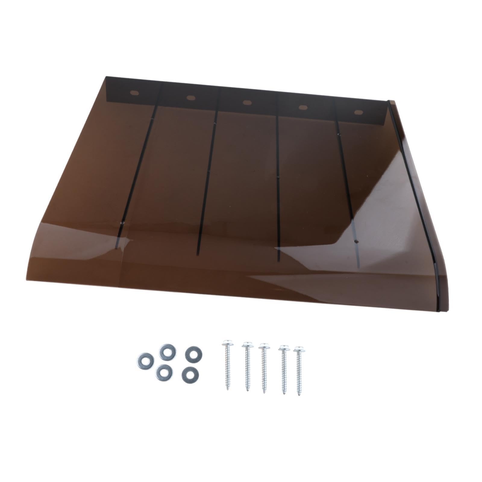 Window Door Awning Rain Shelter Front Door Canopy for Outdoor Terrace Garden 40cmx45cm-image-37