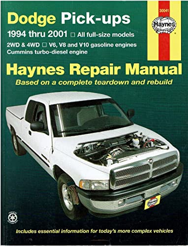 Dodge Full-Size Pickups, 1994-2001 (Haynes Manuals)