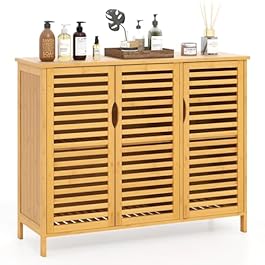 Giantex Bamboo Bathroom...