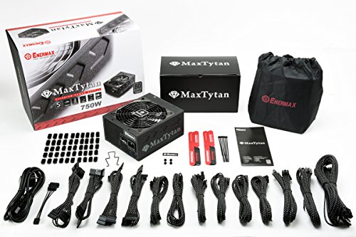Enermax MaxTytan 750w EMT750EWT Alimentatore PC ATX 750W, totalmente modulare, 80 Plus Titanio, Nero - Alimentatore - Immagine 4