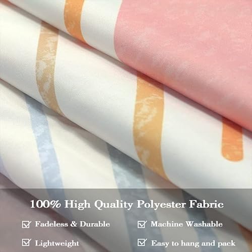 Kanuyee Boho Sun Tapestry Wall Hanging, Retro 70S Abstract Striped Aesthetic Sunrise Vintage Tapestries For Bedroom Living Room 44×60 Inch thumb #4