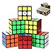 ROXENDA Qihang W Speed Cube, [Pack de 6] 3x3x3 56 mm Ensemble de Cubes Magiques Pleine Grandeur, Rotation Facile et Vitesse de Lecture Fluide, Jeux IQ pour Tous Les âges Enfants et Adultes
