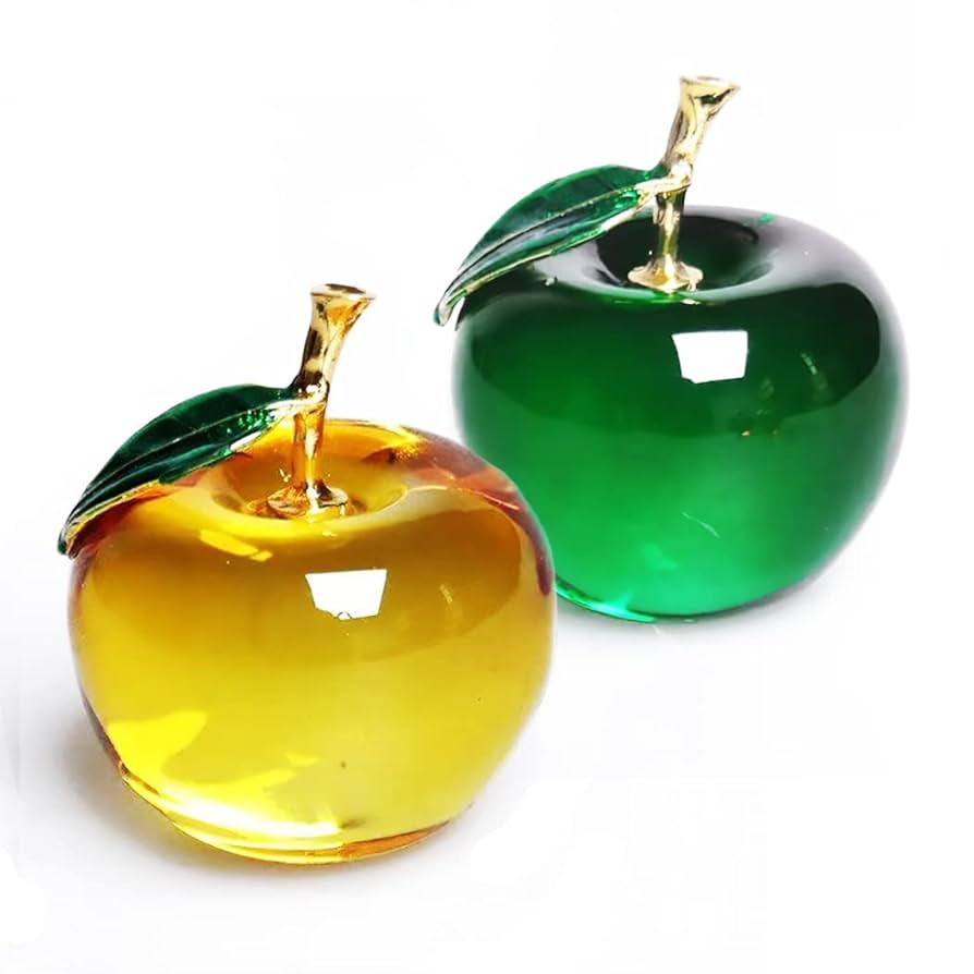 緑色 ガラス製 リンゴ型 オブジェ　イタリア製 Amazon.co.jp: GlassOfVenice ムラーノガラス リンゴの置物