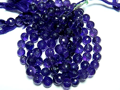 Améthyste d'Afrique de LKBEADS, rondelles facettées 9mm d'une qualité minérale rare