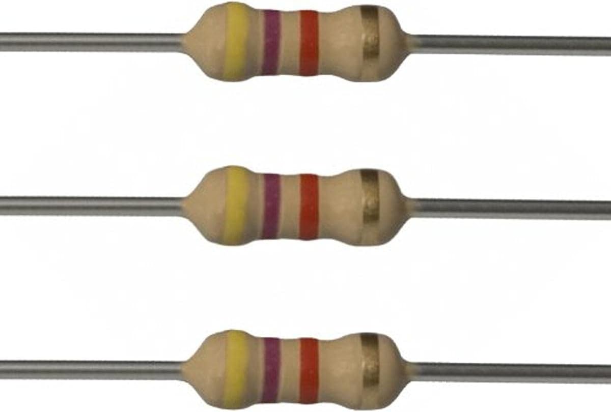 E-Projects 100EP5124K70 4.7k Ohm Resistors, 1/2 W, 5% (Pack of 100)