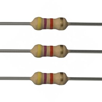 E-Projects 100EP5124K70 4.7k Ohm Resistors, 1/2 W, 5% Pack of 100