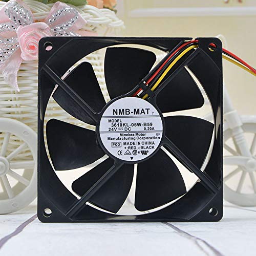 NZNYDNL NMB 9025 24V 0.20A 3610KL-05W 9cm Inverter 3-Wire Fan
